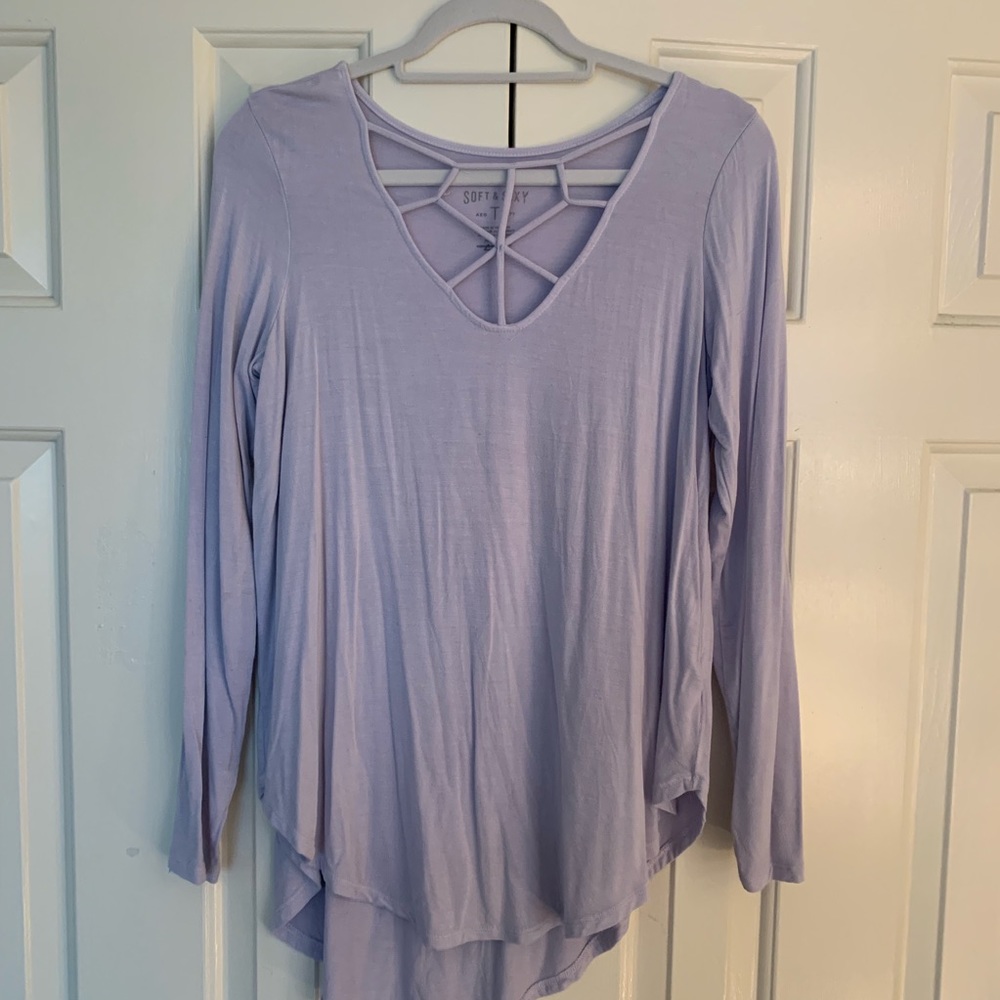 Purple American Eagle Top